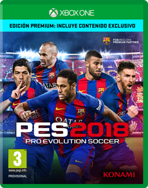 XBOXONE PES 2018 PRO EVOLUTION SOCCER PREMIUM EDIT